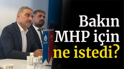 Bakın MHP için ne istedi?